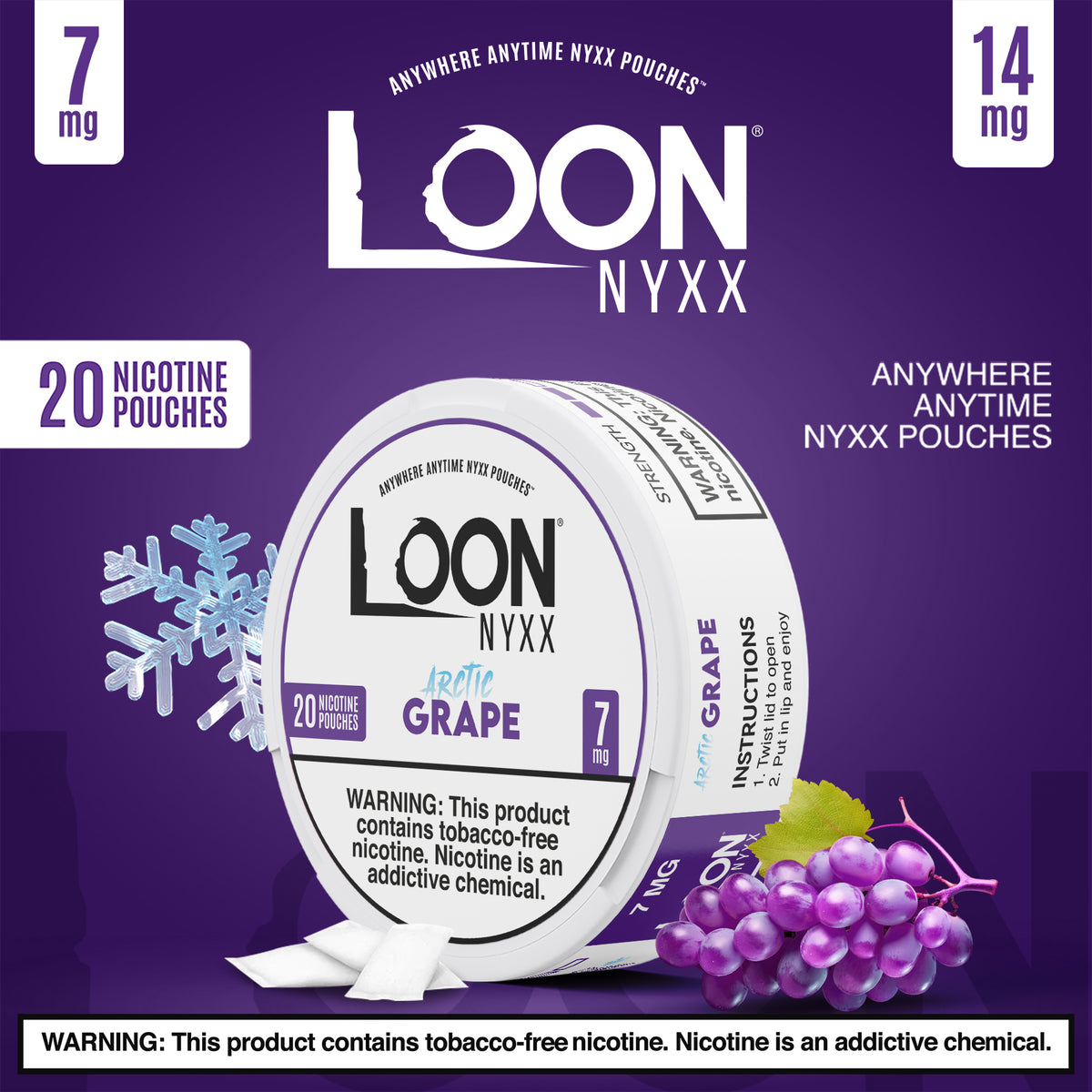 Loon Nyxx 5Pack Arctic Grape The Loon Wholesale