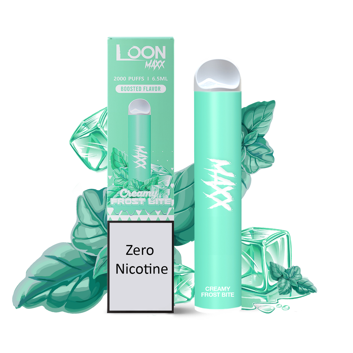 LOON MAXX ZERO NICOTINE 10PACK CREAMY FROSTBITE The Loon Wholesale