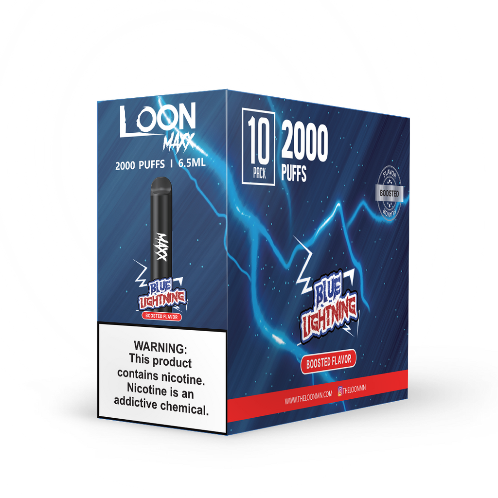 LOON MAXX 10-PACK - BLUE LIGHTNING - The Loon Wholesale