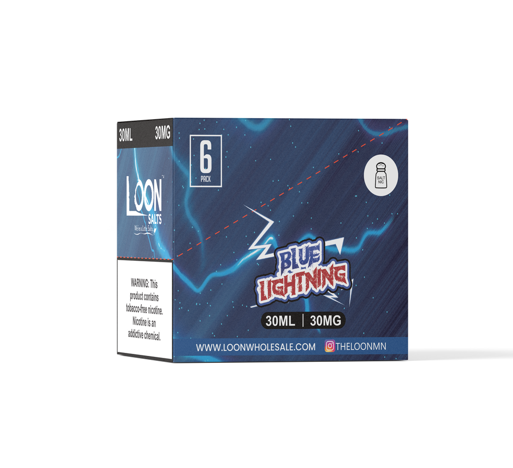 LOON SALTS 6-PACK- BLUE LIGHTNING - The Loon Wholesale