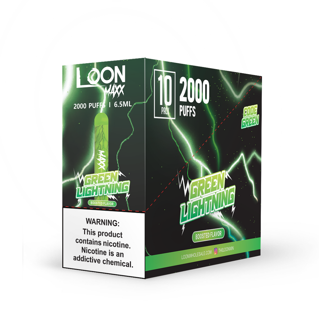 LOON MAXX 10-PACK - GREEN LIGHTNING - The Loon Wholesale