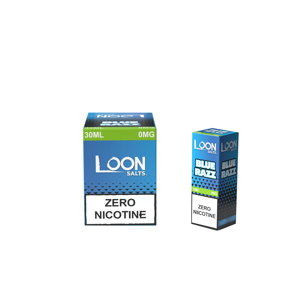 ZERO NICOTINE LOON SALTS 6-PACK - BLUE RAZZ - The Loon Wholesale