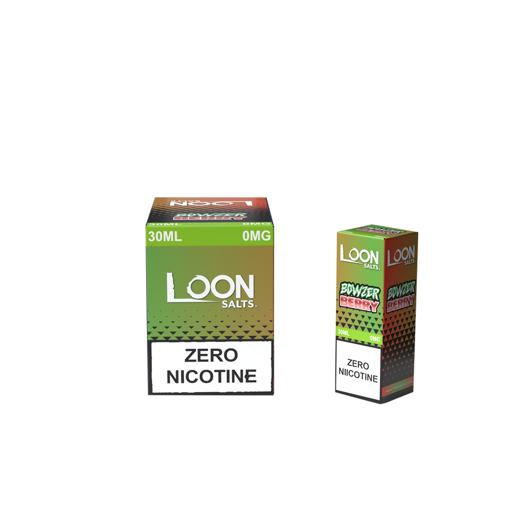 ZERO NICOTINE LOON SALTS 6-PACK -  BOWZER BERRY - The Loon Wholesale