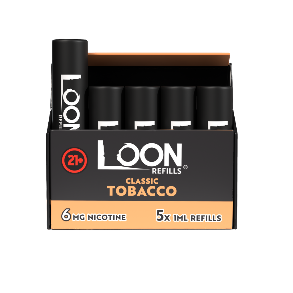 LOON REFILLS CARTRIDGE 10-PACK - CLASSIC TOBACCO - The Loon Wholesale