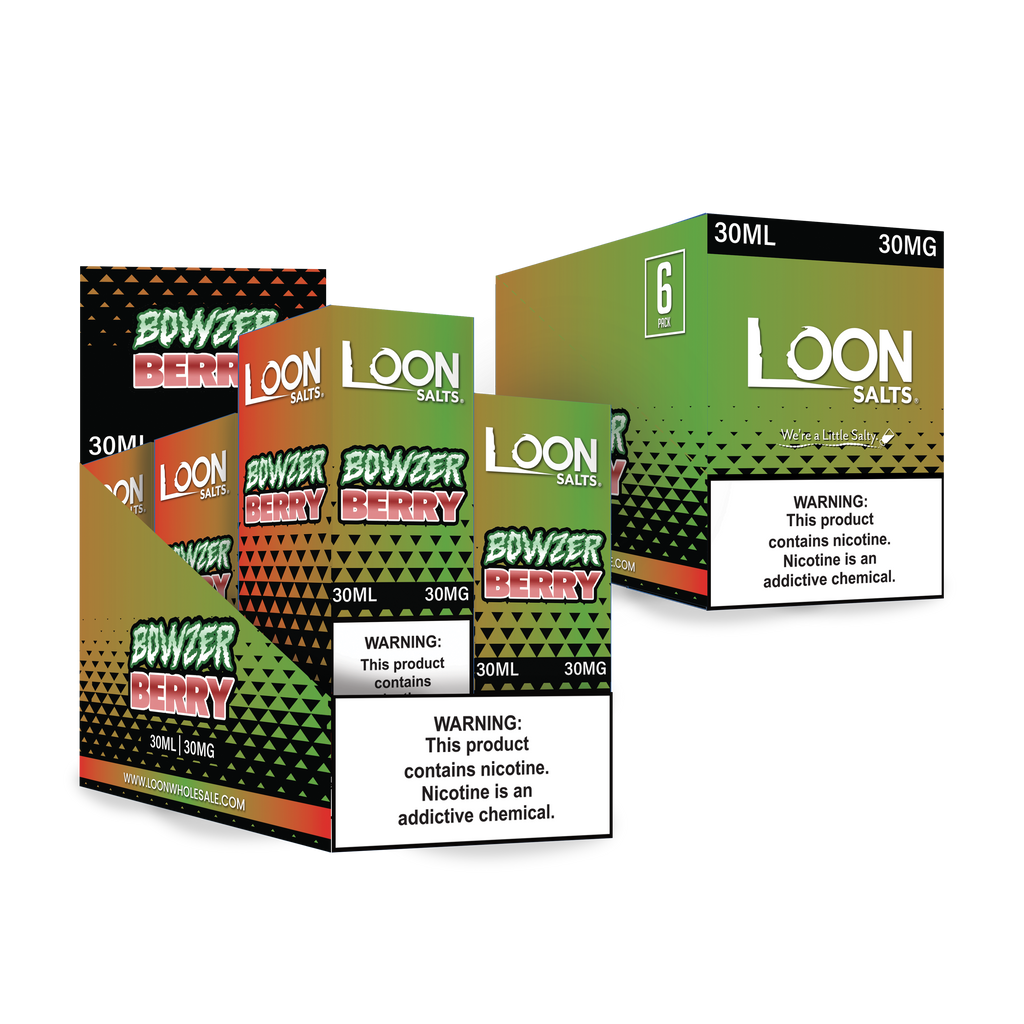 LOON SALTS 6-PACK - BOWZER BERRY - The Loon Wholesale