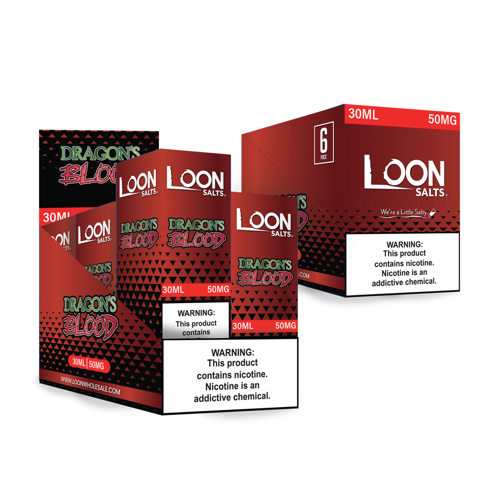 LOON SALTS 6-PACK - DRAGON'S BLOOD - The Loon Wholesale