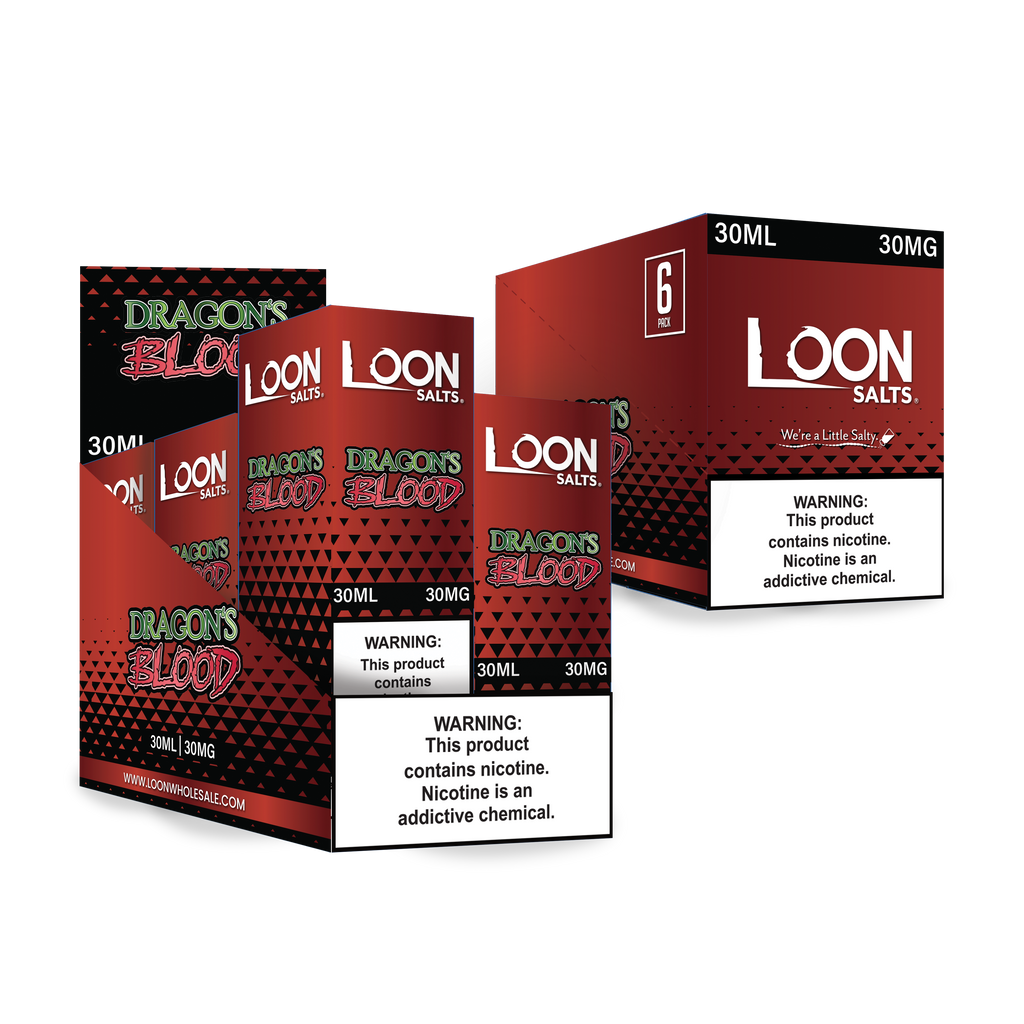 LOON SALTS 6-PACK - DRAGON'S BLOOD - The Loon Wholesale