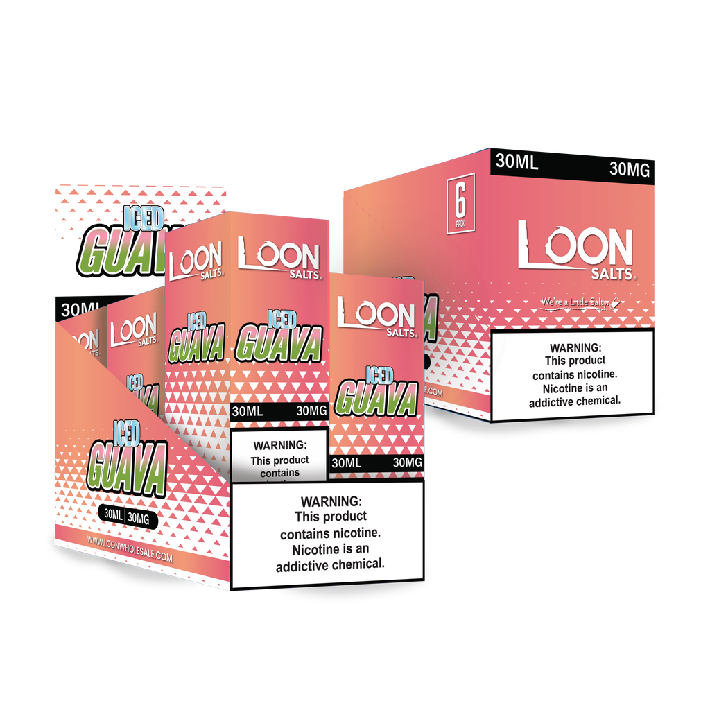 LOON SALTS 6-PACK - ICED GUAVA - The Loon Wholesale