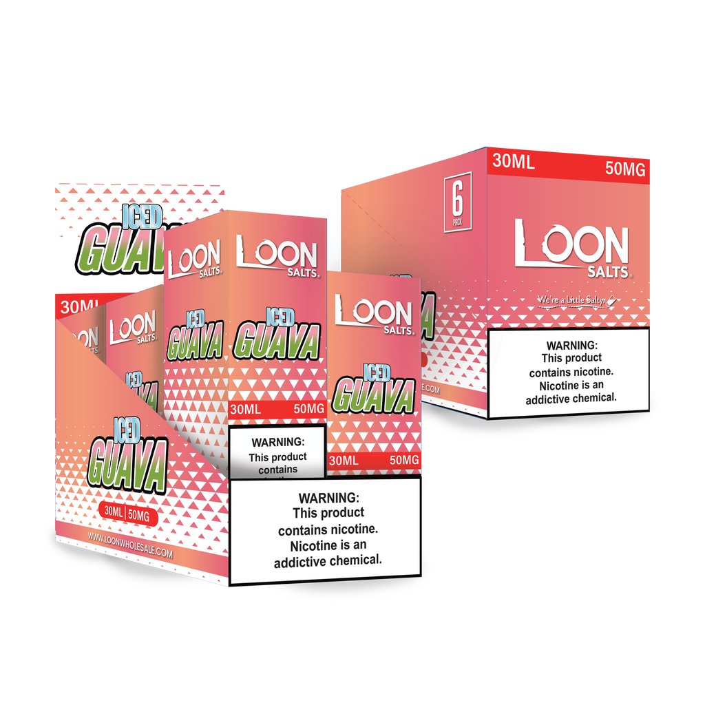 LOON SALTS 6-PACK - ICED GUAVA - The Loon Wholesale