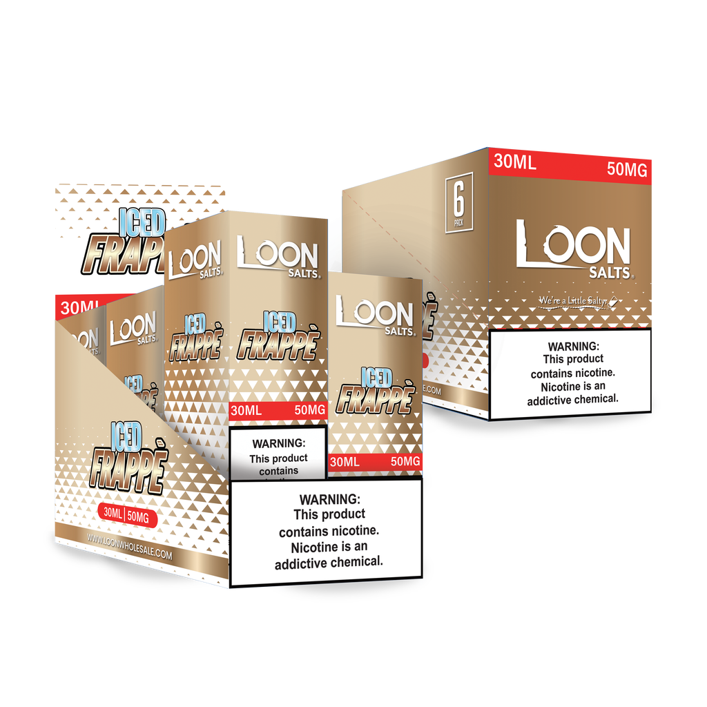 LOON SALTS 6-PACK - ICED FRAPPE - The Loon Wholesale