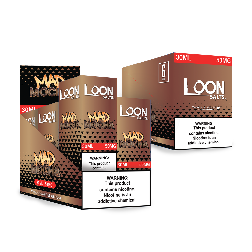 LOON SALTS 6-PACK - MAD MOCHA - The Loon Wholesale