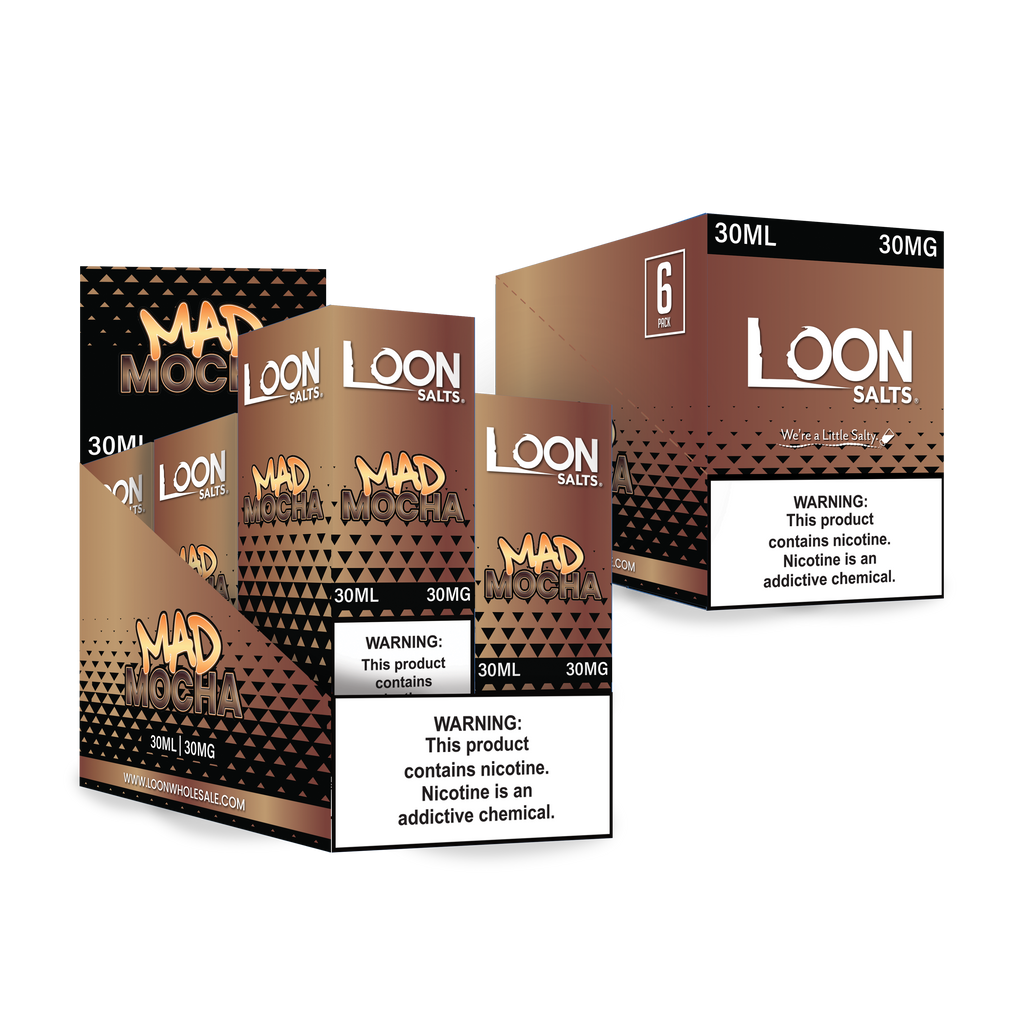 LOON SALTS 6-PACK - MAD MOCHA - The Loon Wholesale