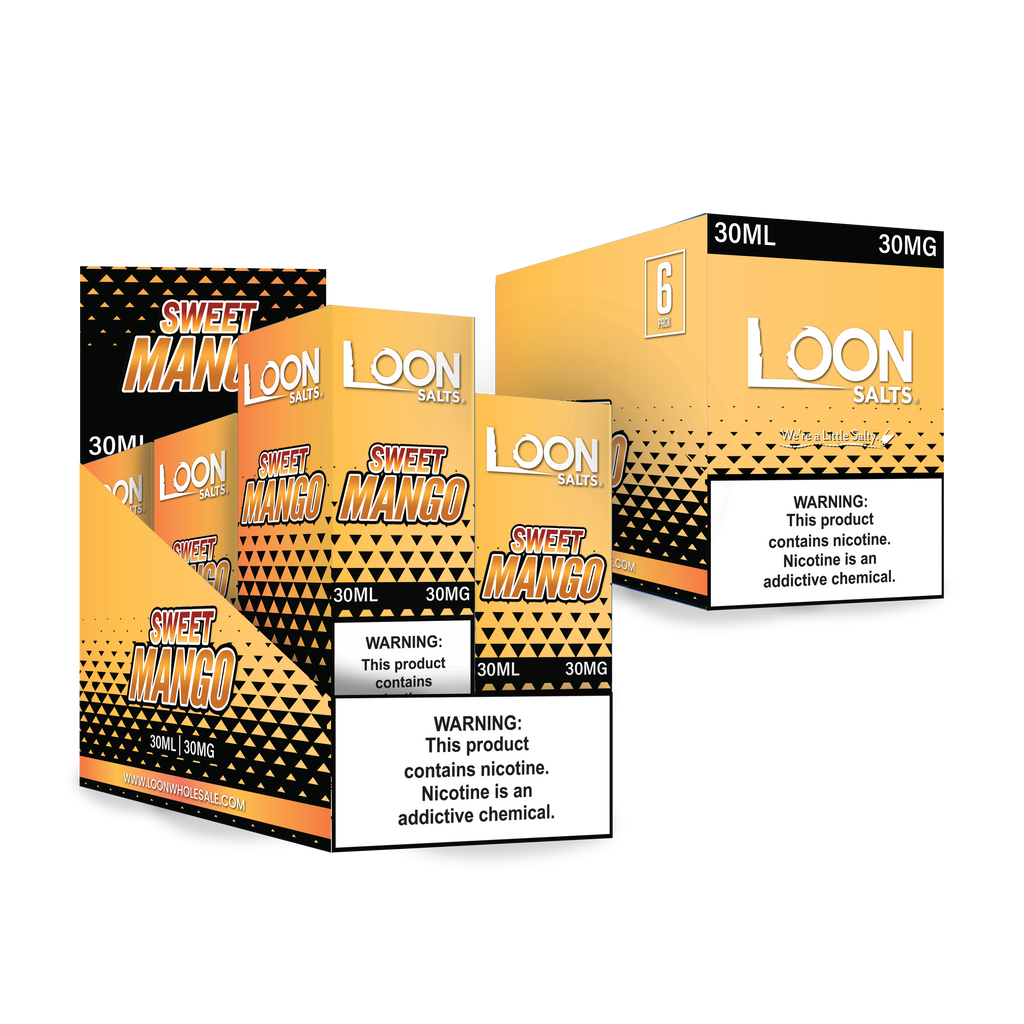 LOON SALTS 6-PACK - SWEET MANGO - The Loon Wholesale