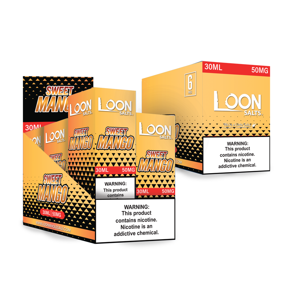 LOON SALTS 6-PACK - SWEET MANGO - The Loon Wholesale