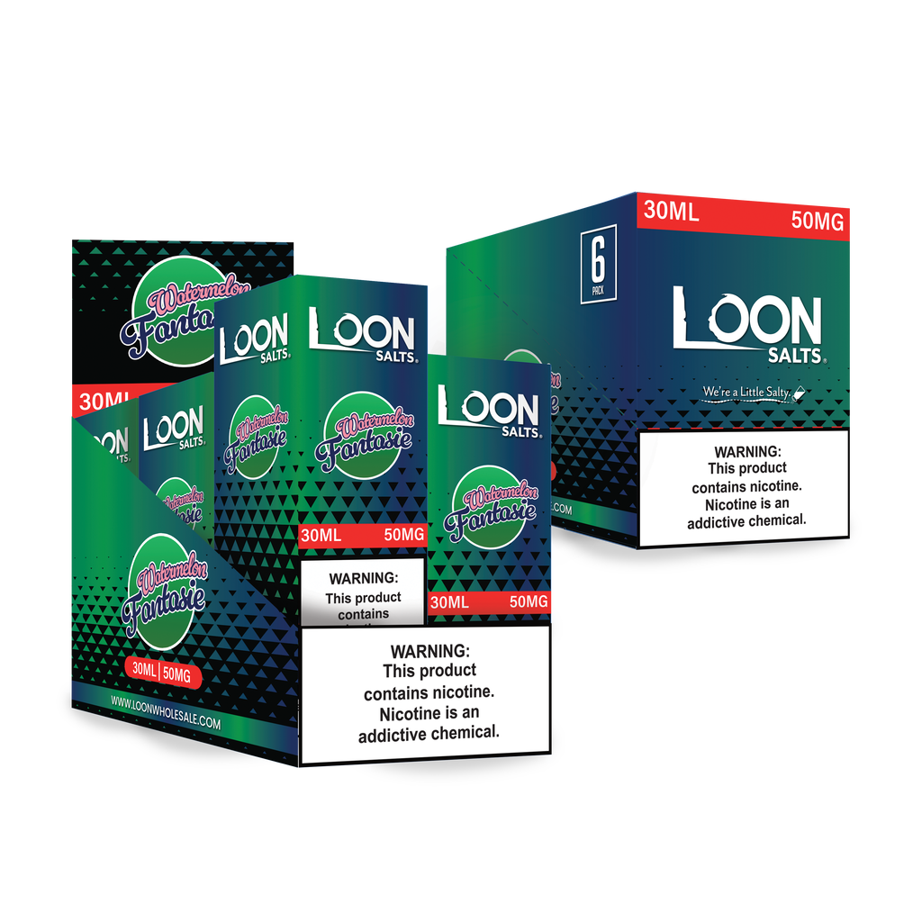 LOON SALTS 6-PACK - WATERMELON FANTASIE - The Loon Wholesale