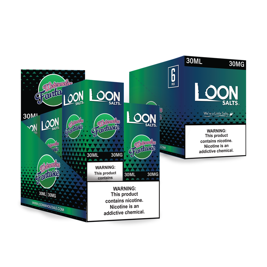 LOON SALTS 6-PACK - WATERMELON FANTASIE - The Loon Wholesale