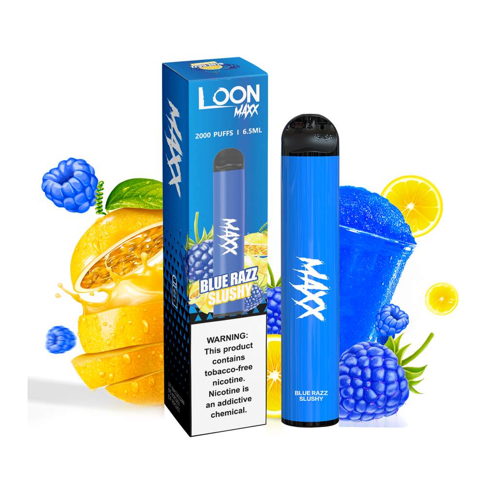 LOON MAXX 10-PACK- BLUE RAZZ LEMON - The Loon Wholesale